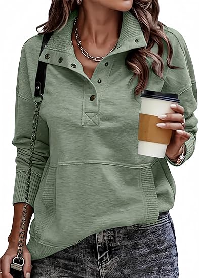 SHEWIN Womens Sweatshirt Casual Long Sleeve