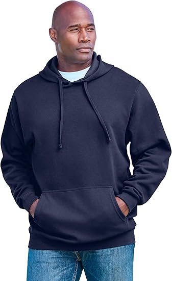 KingSize Men's Big & Tall Fleece Pullover Hoodie
