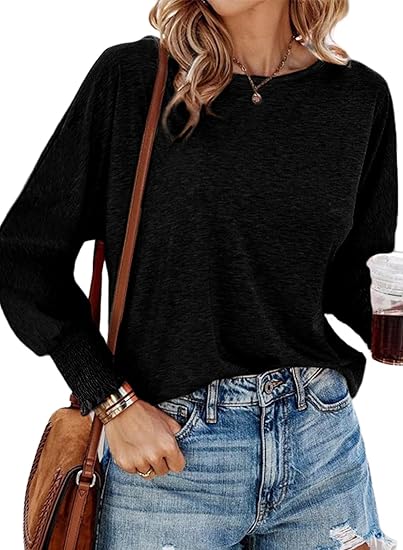 Dokotoo Womens Tops Long Sleeve Tops Shirts